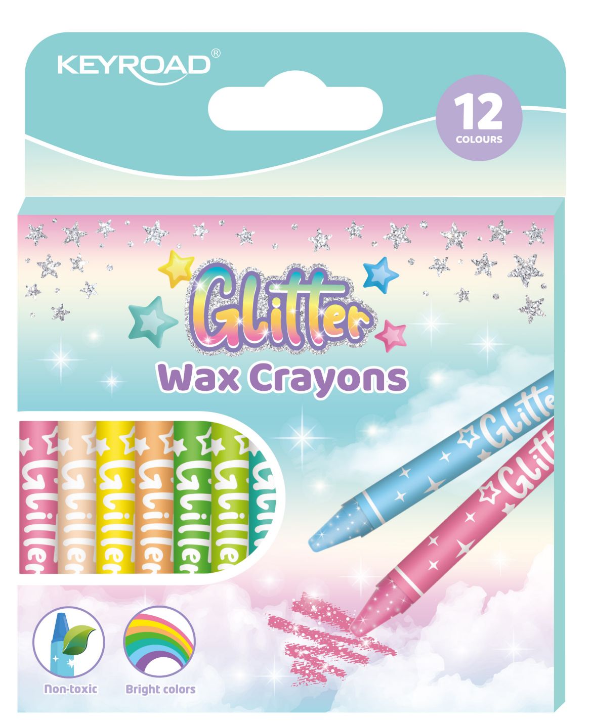 Flomasteri glitter 12/1 