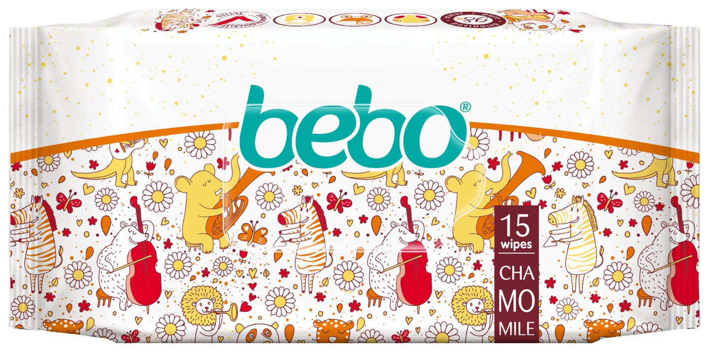 Изображение на BEBO Бебешки влажни кърпички
различни видове