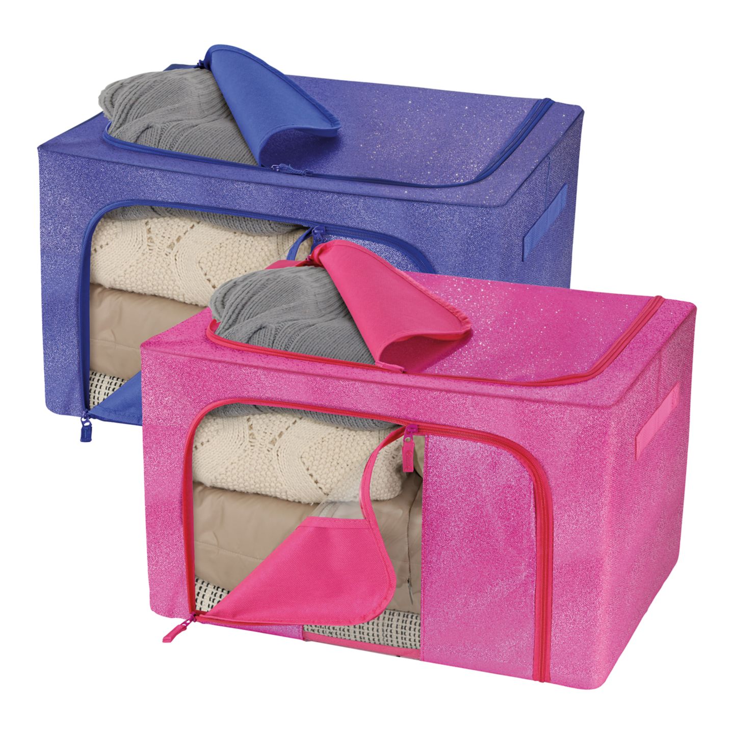DOMOPAK LIVING Textilbox »Glitter« mit Fenster