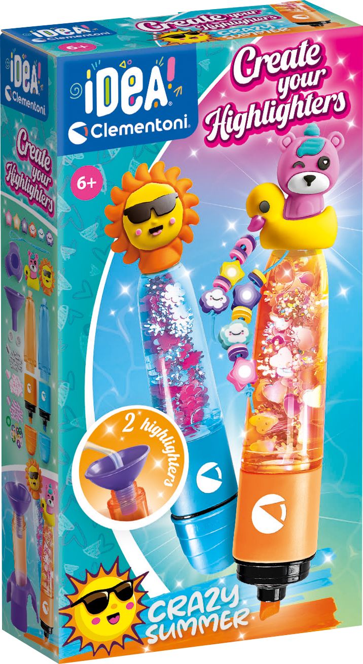 CLEMENTONI Create your Highlighters-Set »Crazy Summer«