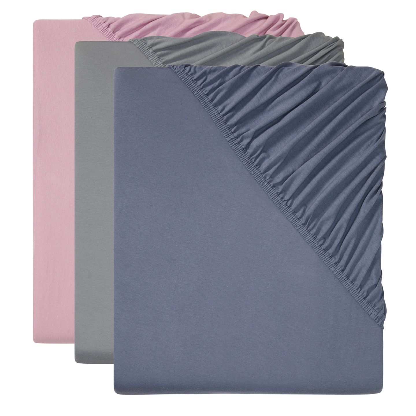LIV&BO® Jersey-Spannbettlaken ca. 180 - 200 x 200 cm