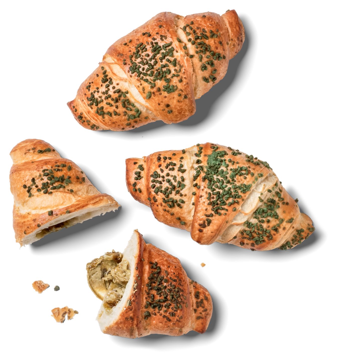 Croissant s pistáciovým krémom