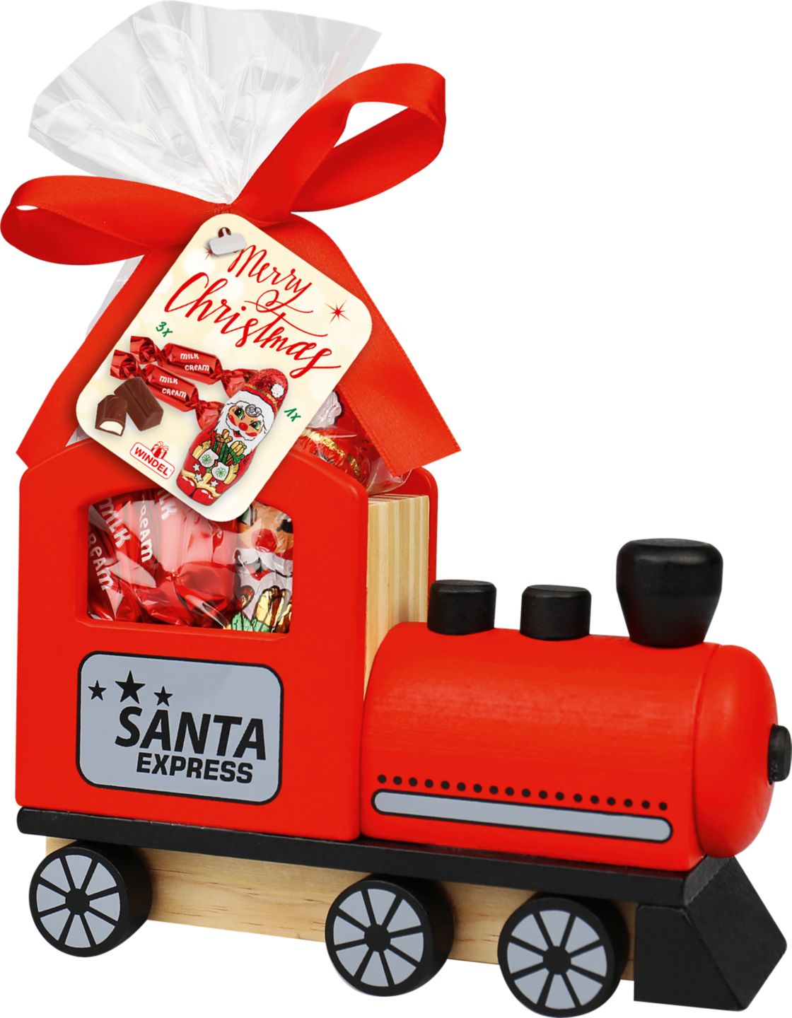 Pralinky s drevenou hračkou