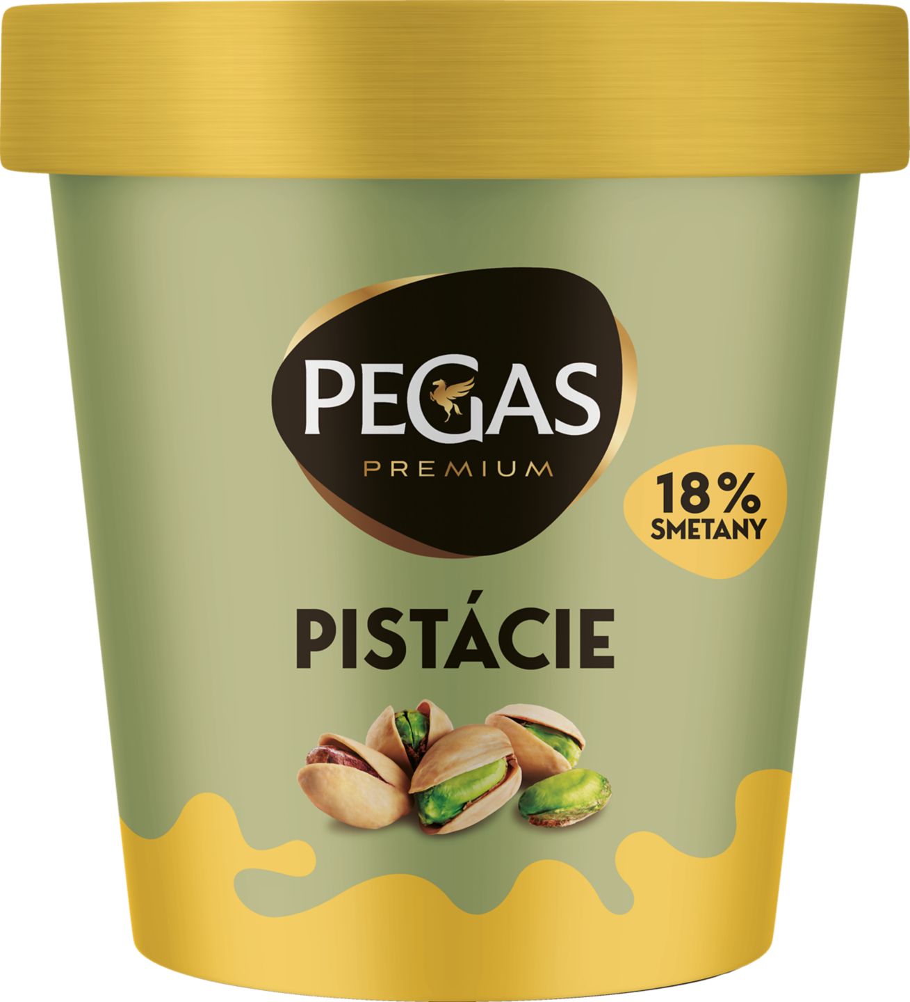 Pegas Premium Mrazený krém pistácia