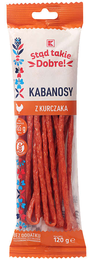 K-Stąd takie dobre Kabanosy z kurczaka
