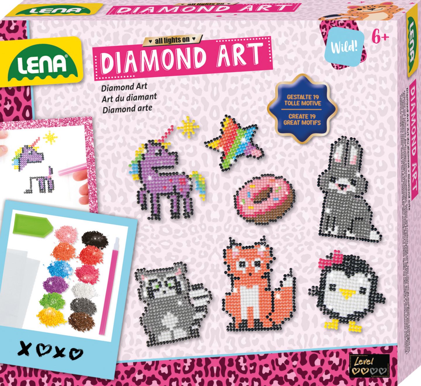 LENA Kreativ-Set »Diamond Art Sticker«