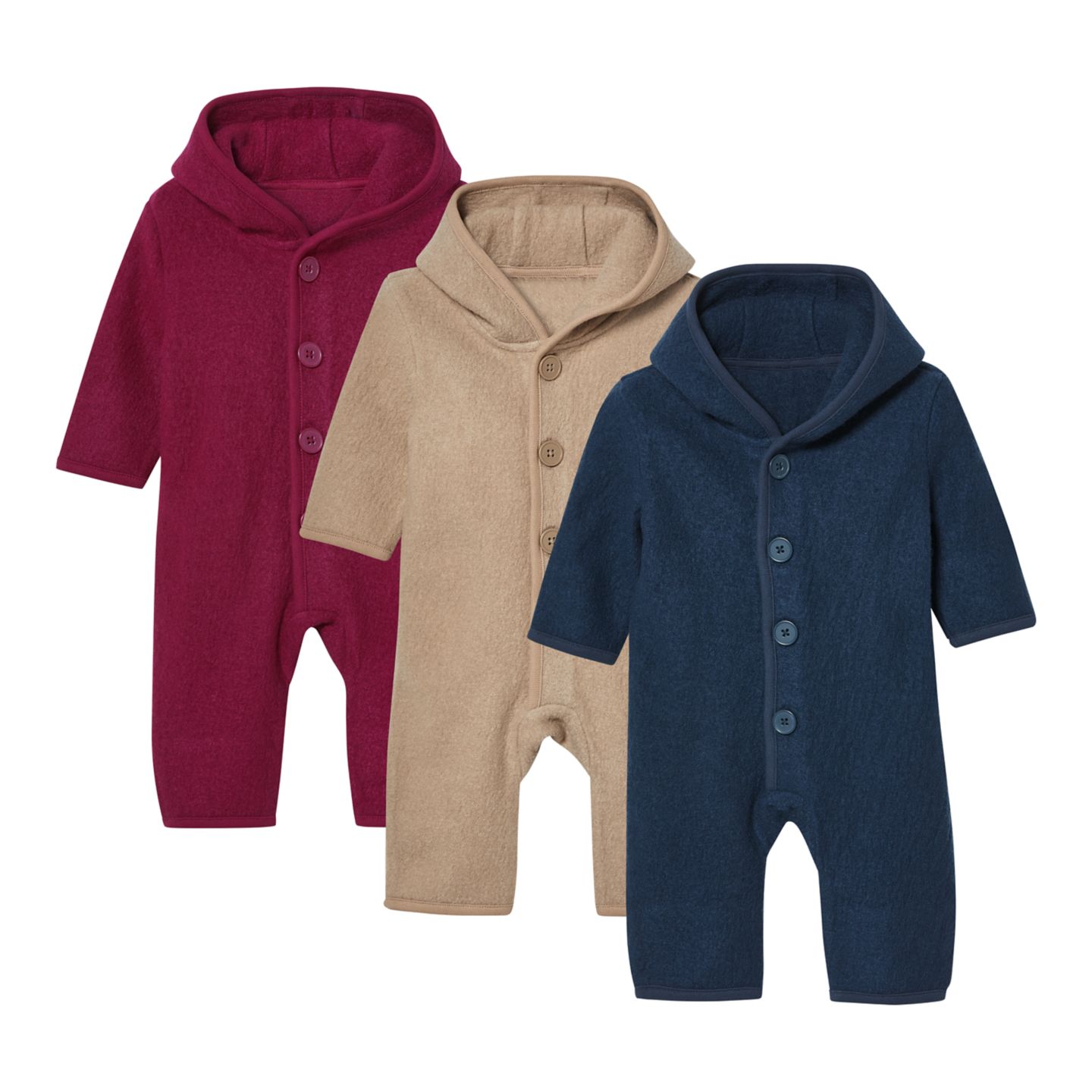 KUNIBOO® Kinder-Overall mit Kapuze