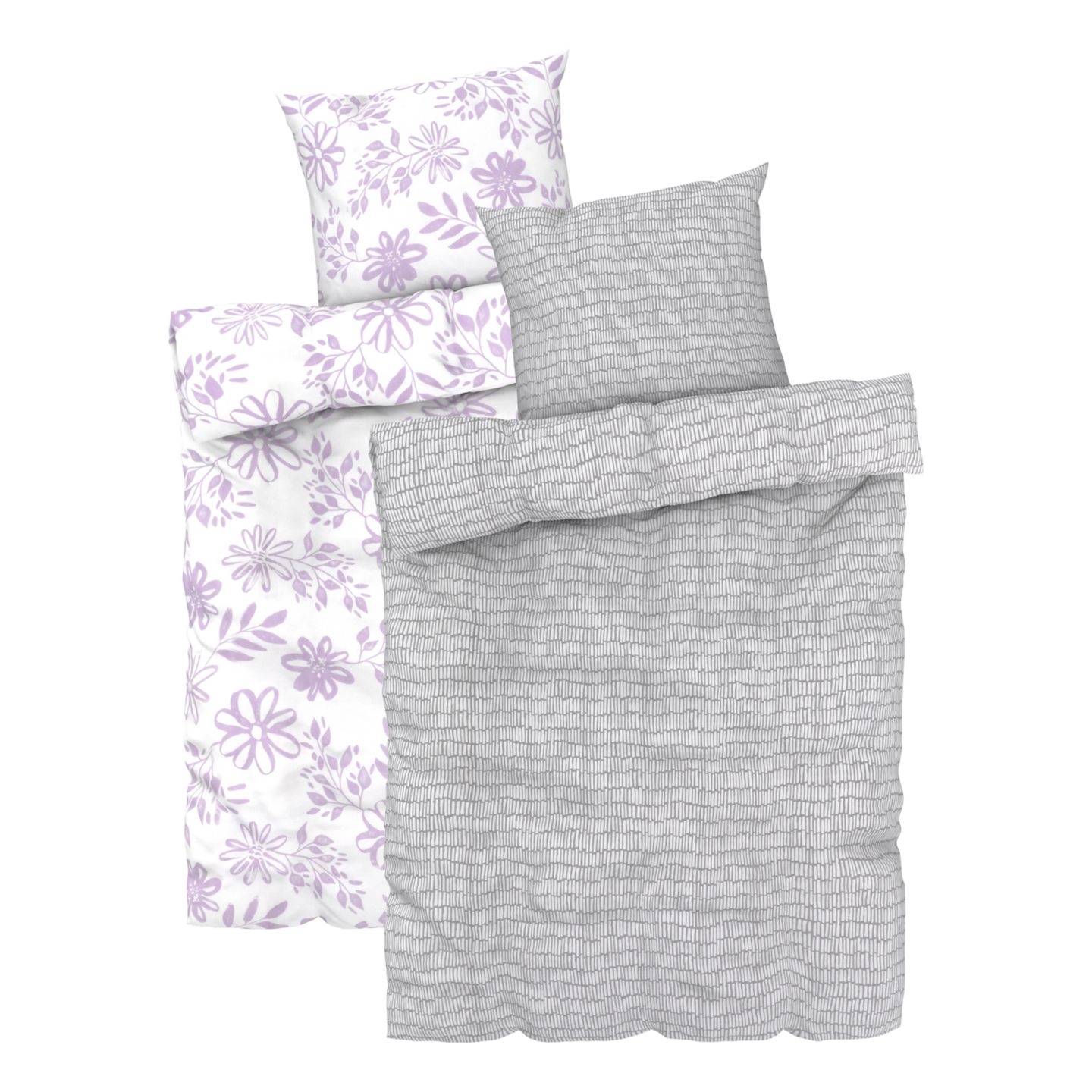 LIV&BO® Polycotton-Bettwäsche-Set ca. 155 x 220 cm