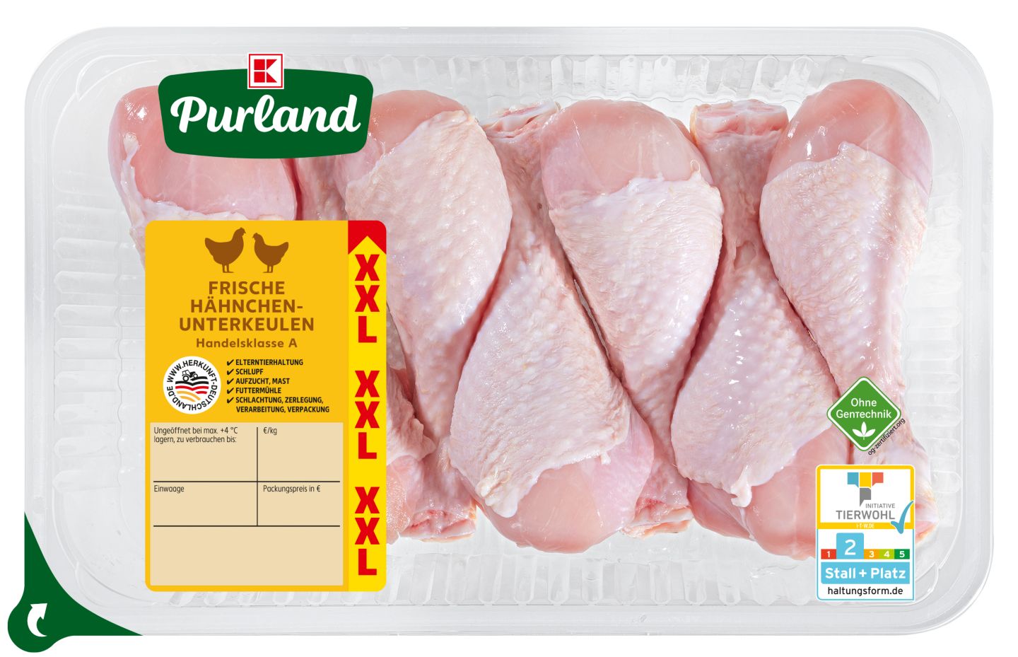 K-PURLAND Hähnchen-Unterschenkel XXL