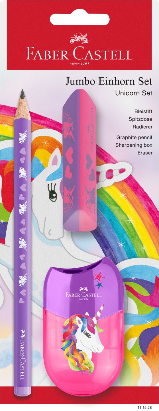FABER-CASTELL Jumbo-Schreibset »Einhorn«