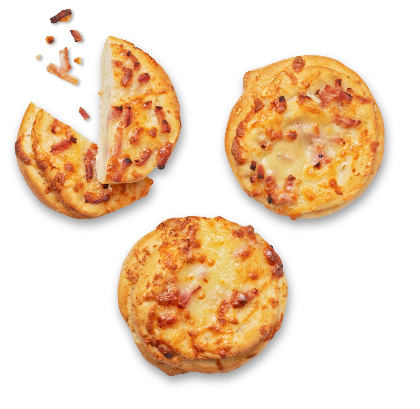 Pizza slimák smotana a slanina