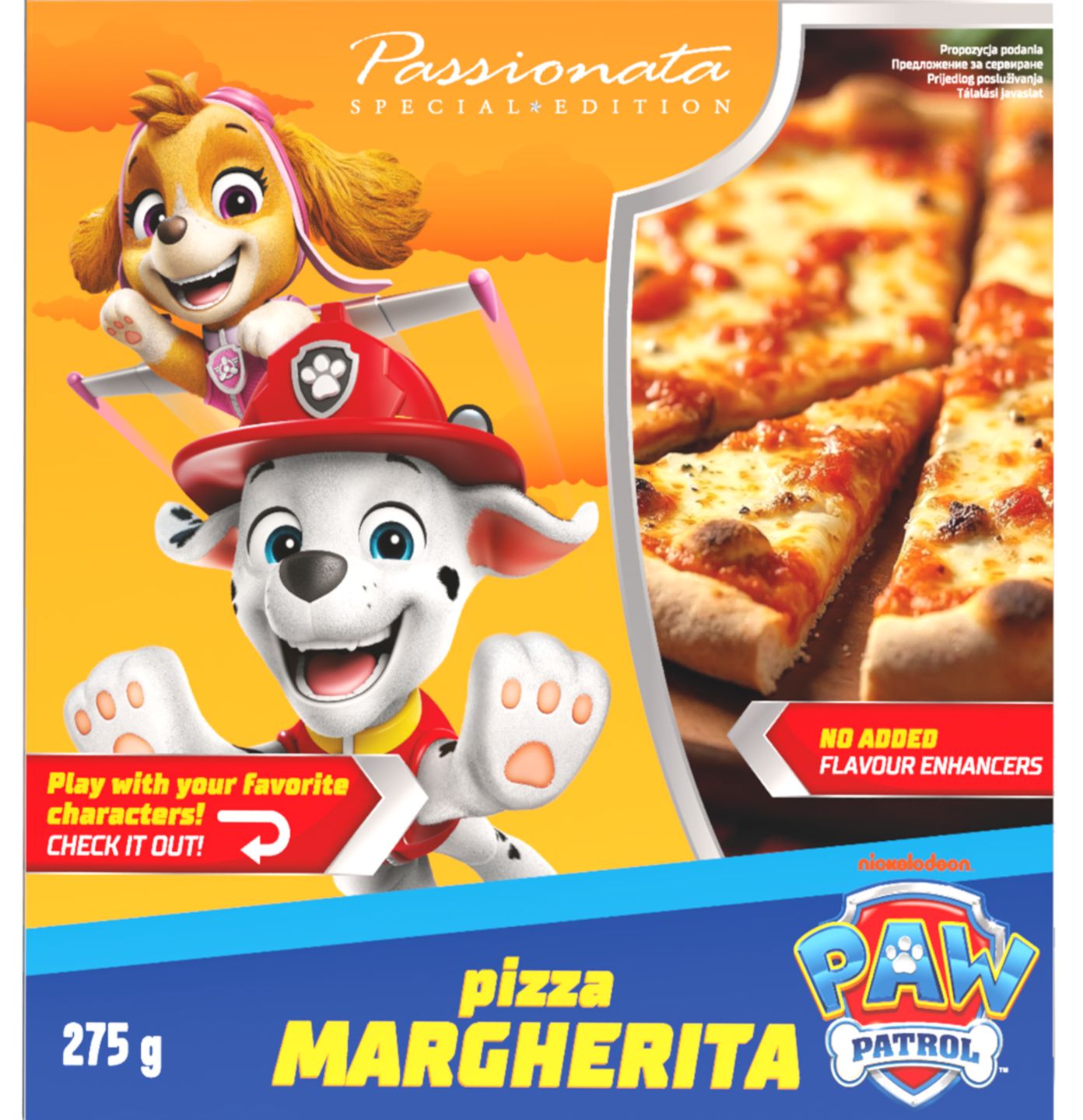 Изображение на PASSIONATA Пица PAW PATROL
различни видове