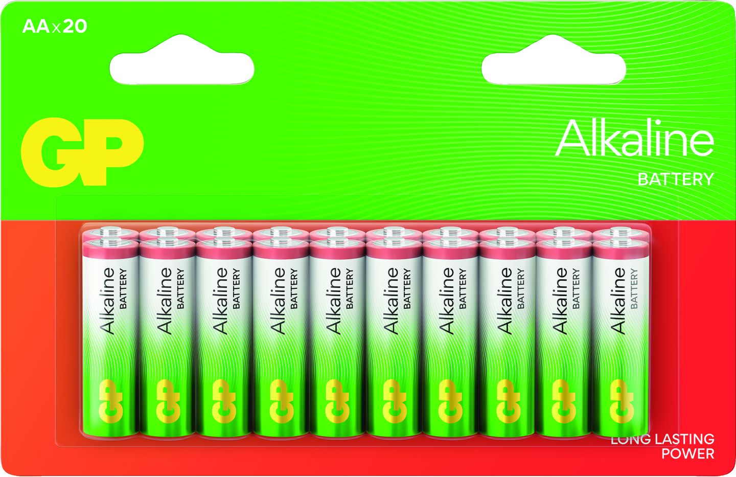 GP Alkalické batérie, AA