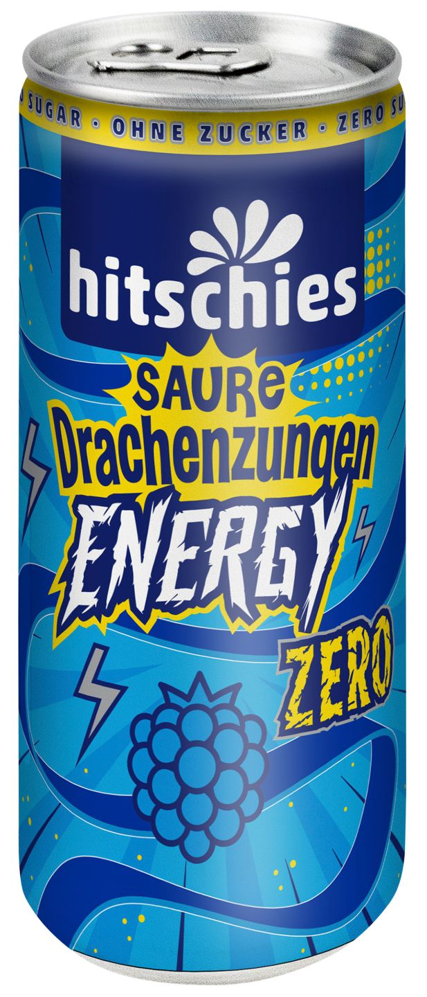 HITSCHIES Saure Drachenzungen Energy Zero