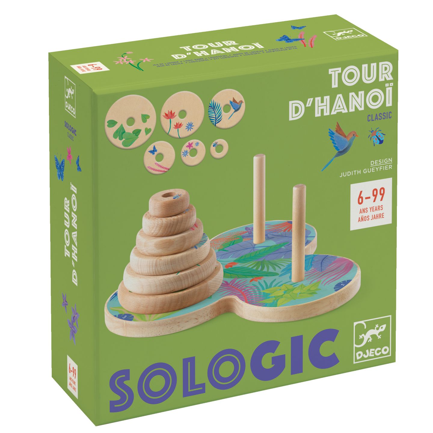 Изображение на DJECO Логическа игра
Кулите на Ханой