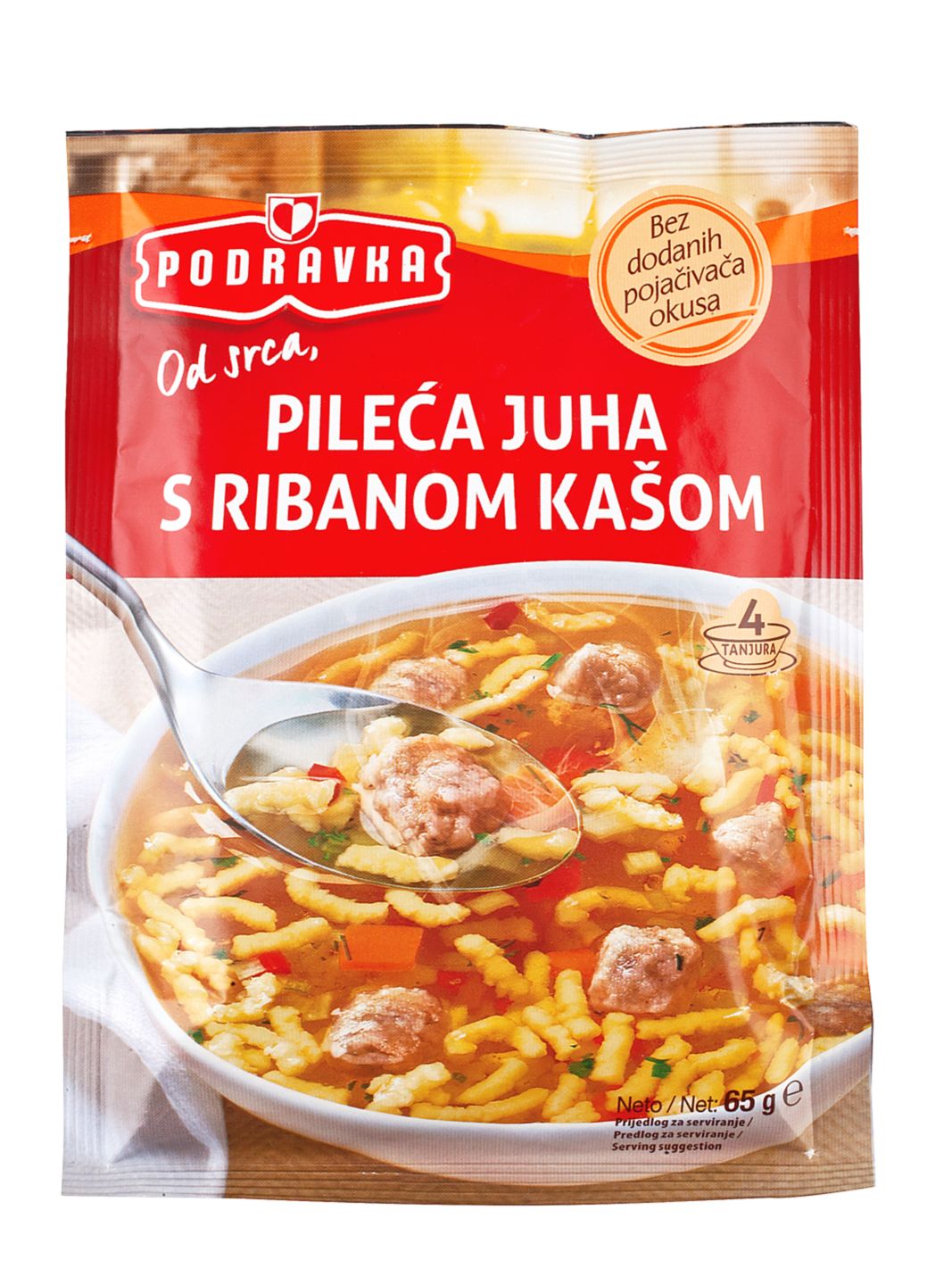 Podravka Pileća juha s ribanom kašom
MPC 2.5.2025=1,39€