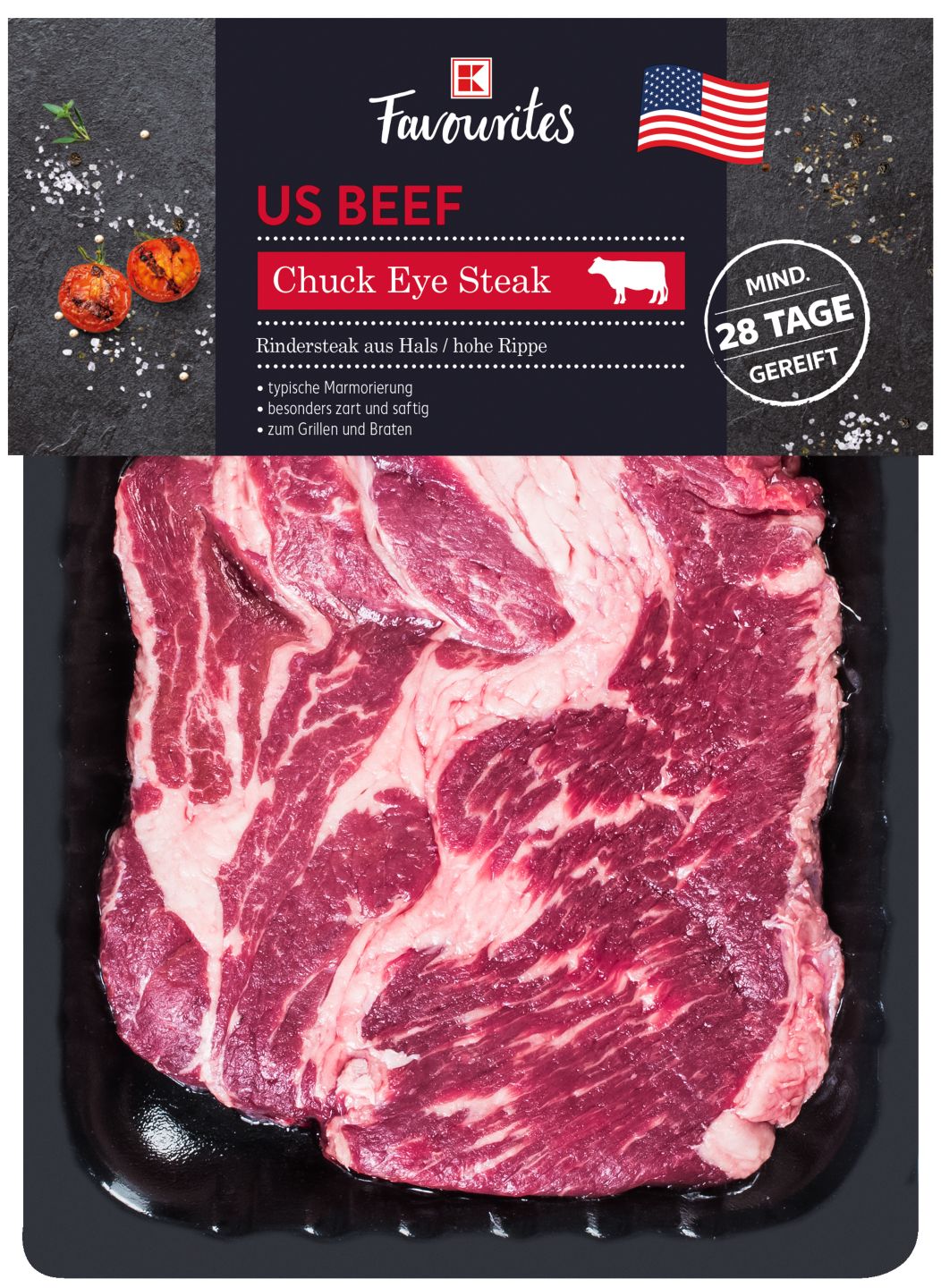 K-Favourites Hovädzí Steak
Chuck Eye