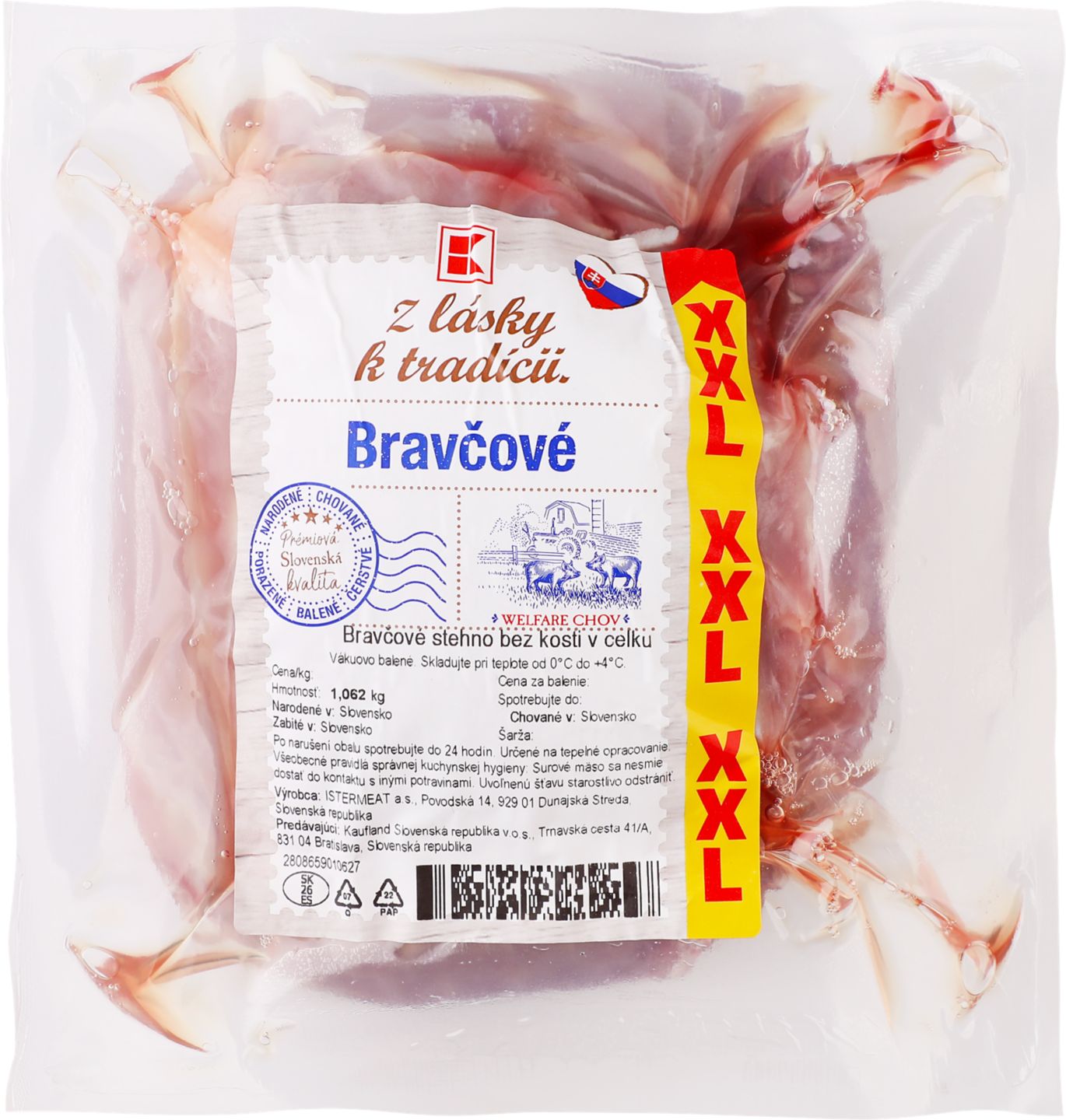 Z lásky k tradícii Bravčové stehno bez kosti
vcelku