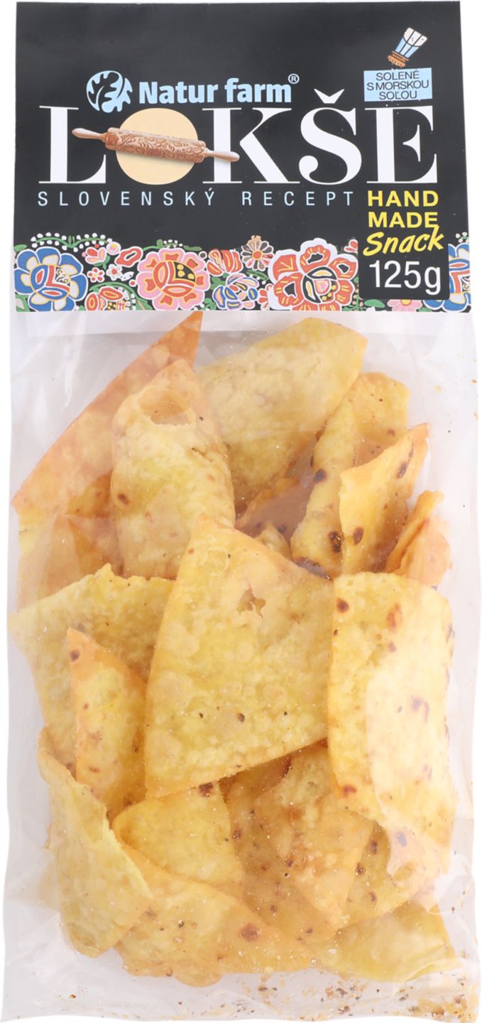 Lokše snack solené 125g 