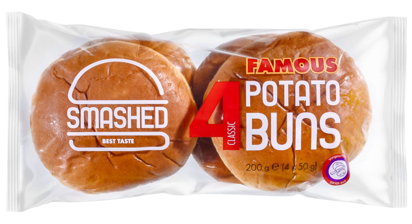 SMASHED Potato Buns