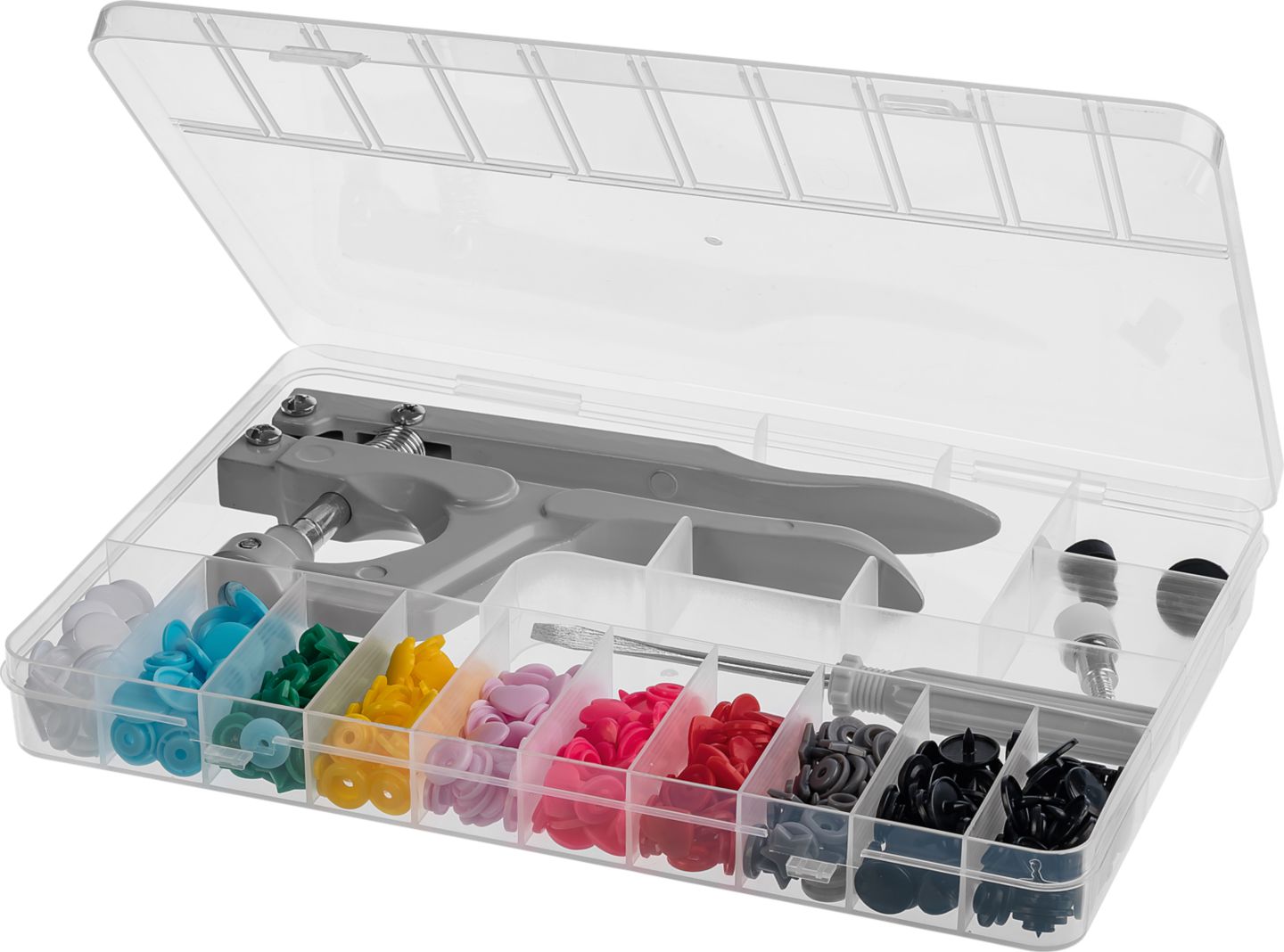 TALENTUS® Druckknopf-Set Kunststoff