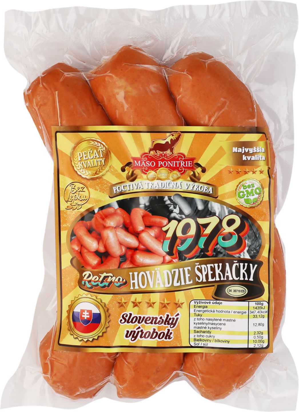 SLOVENSKÉ TRADIČNÉ Hovädzie špekčky