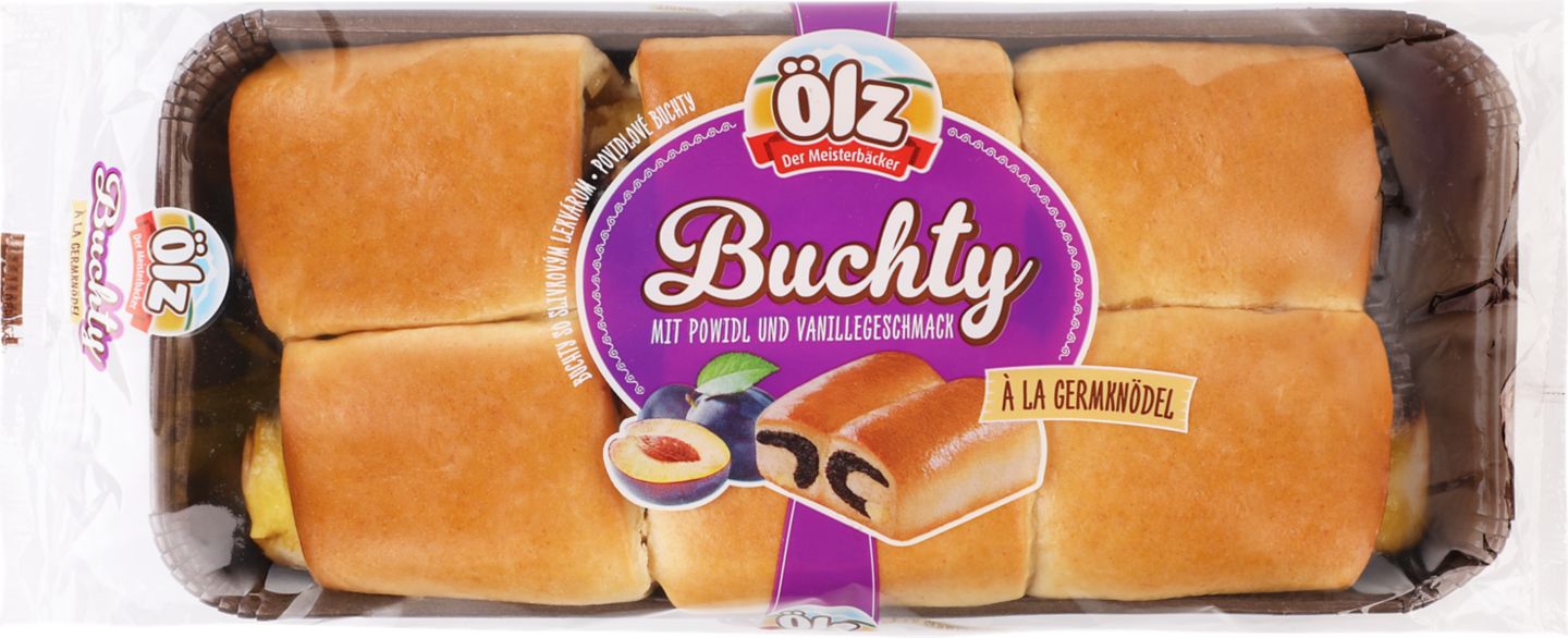 Buchty so slivkovou náplňou 350 g