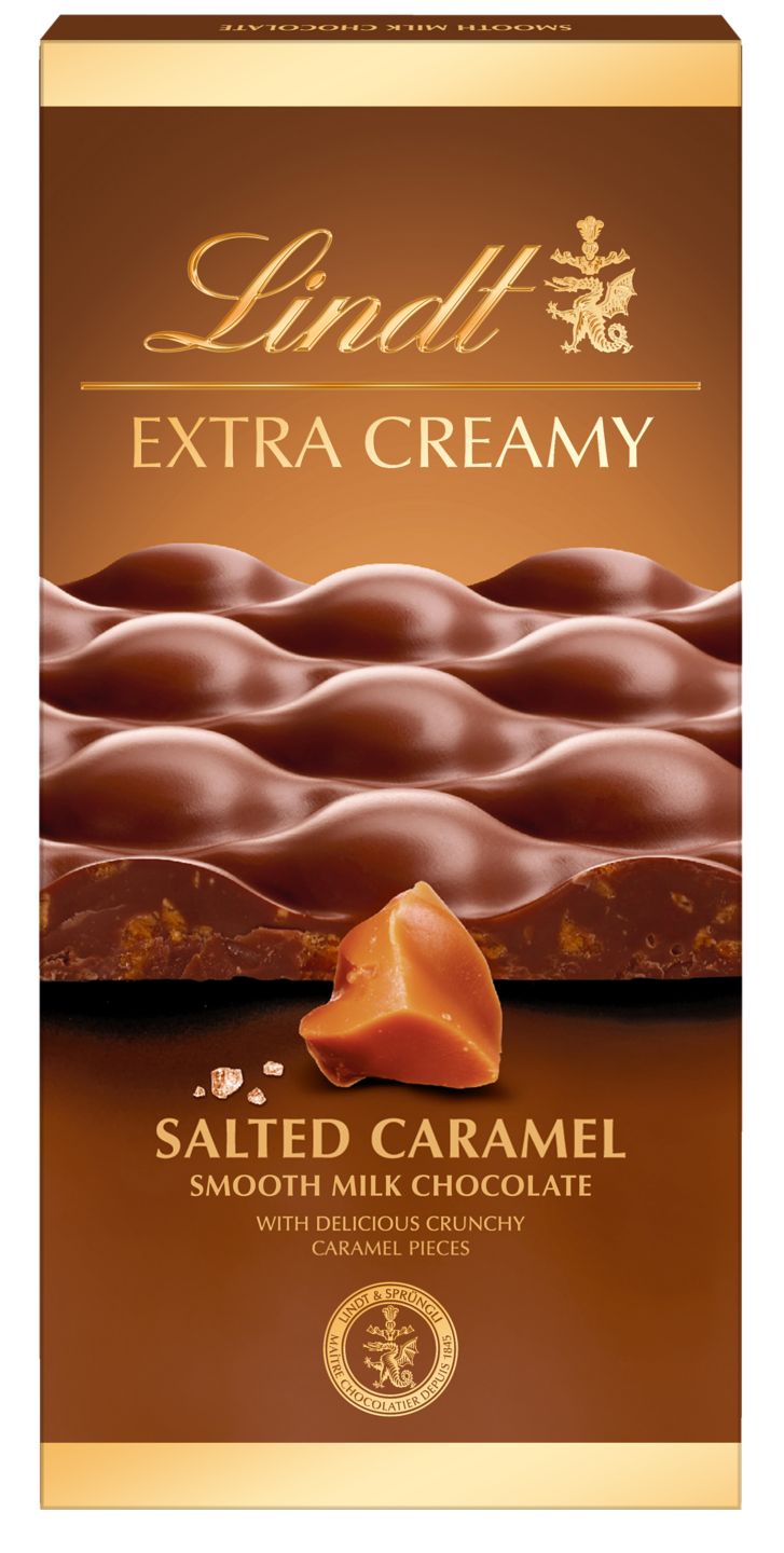 Изображение на LINDT EXTRA CREAMY Шоколад
солен карамел