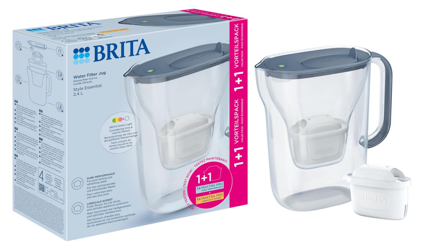BRITA Wasserfilterkanne »Style essential«