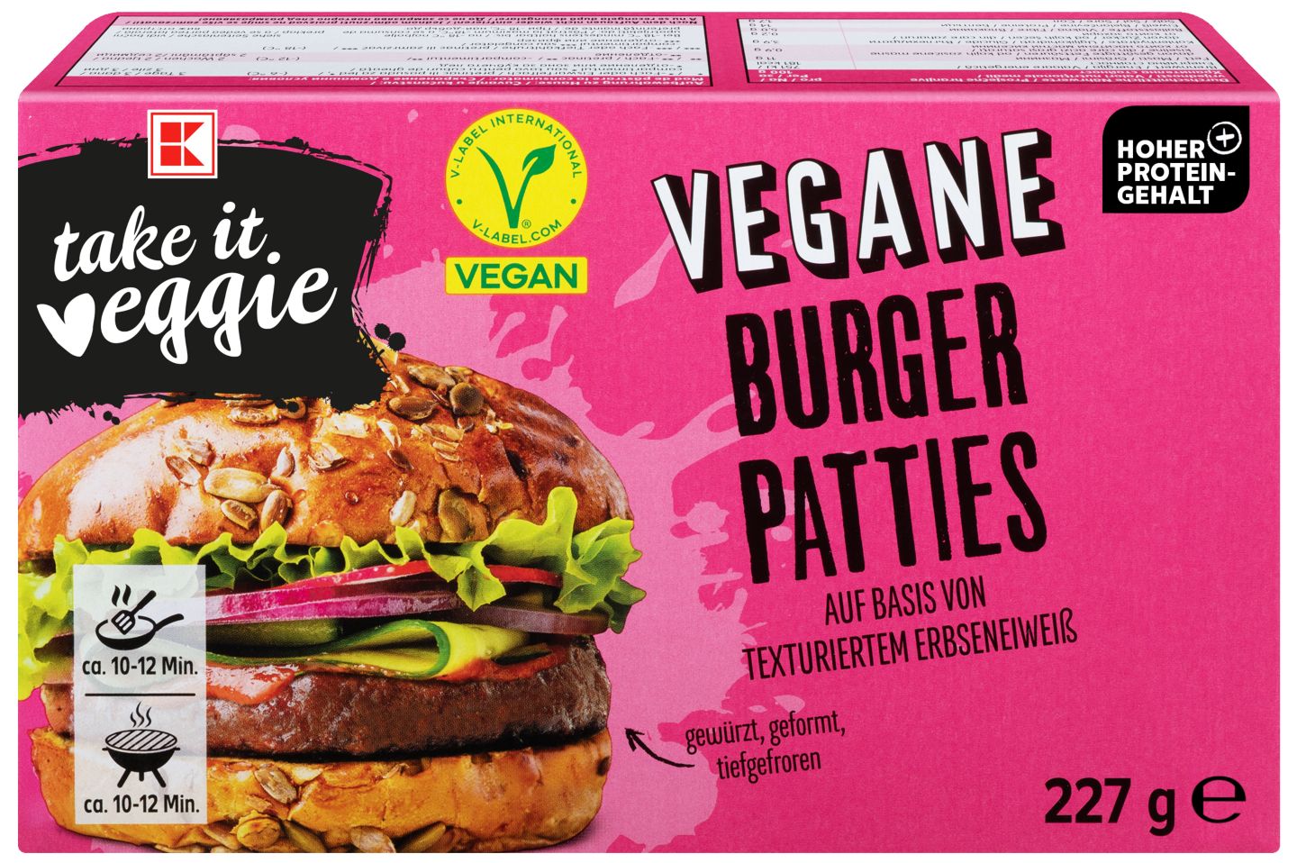 K-Take it veggie Vegánsky burger