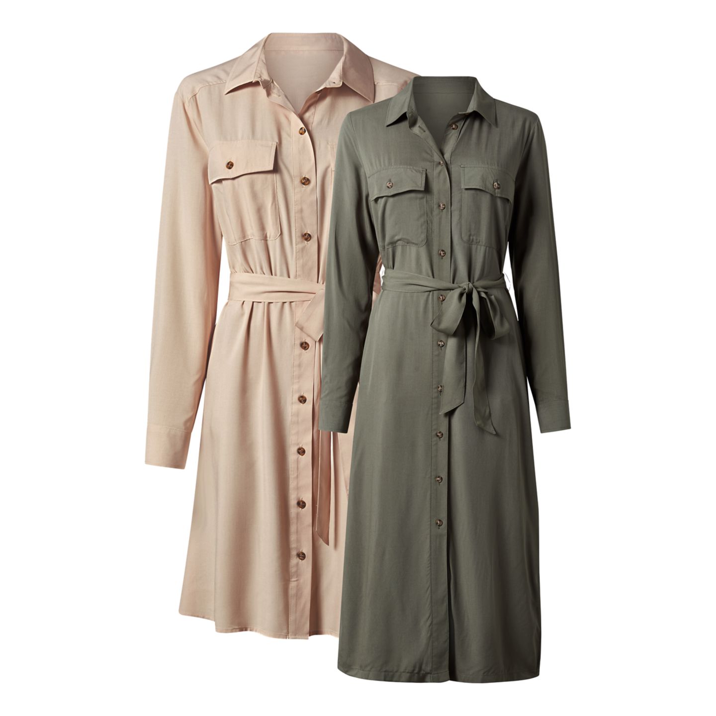 OYANDA® Damen-Blusenkleid