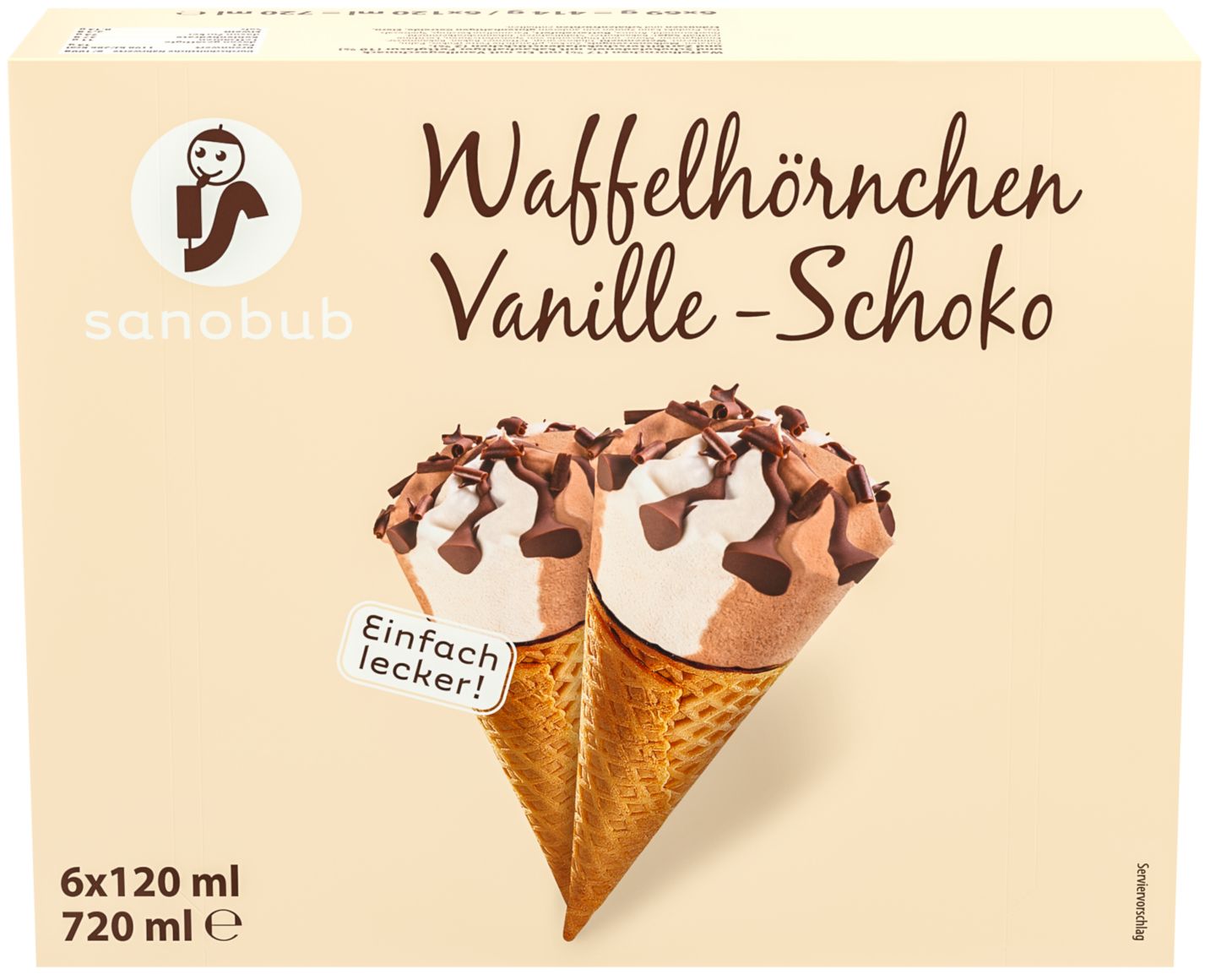 SANOBUB Eis-Waffelhörnchen
