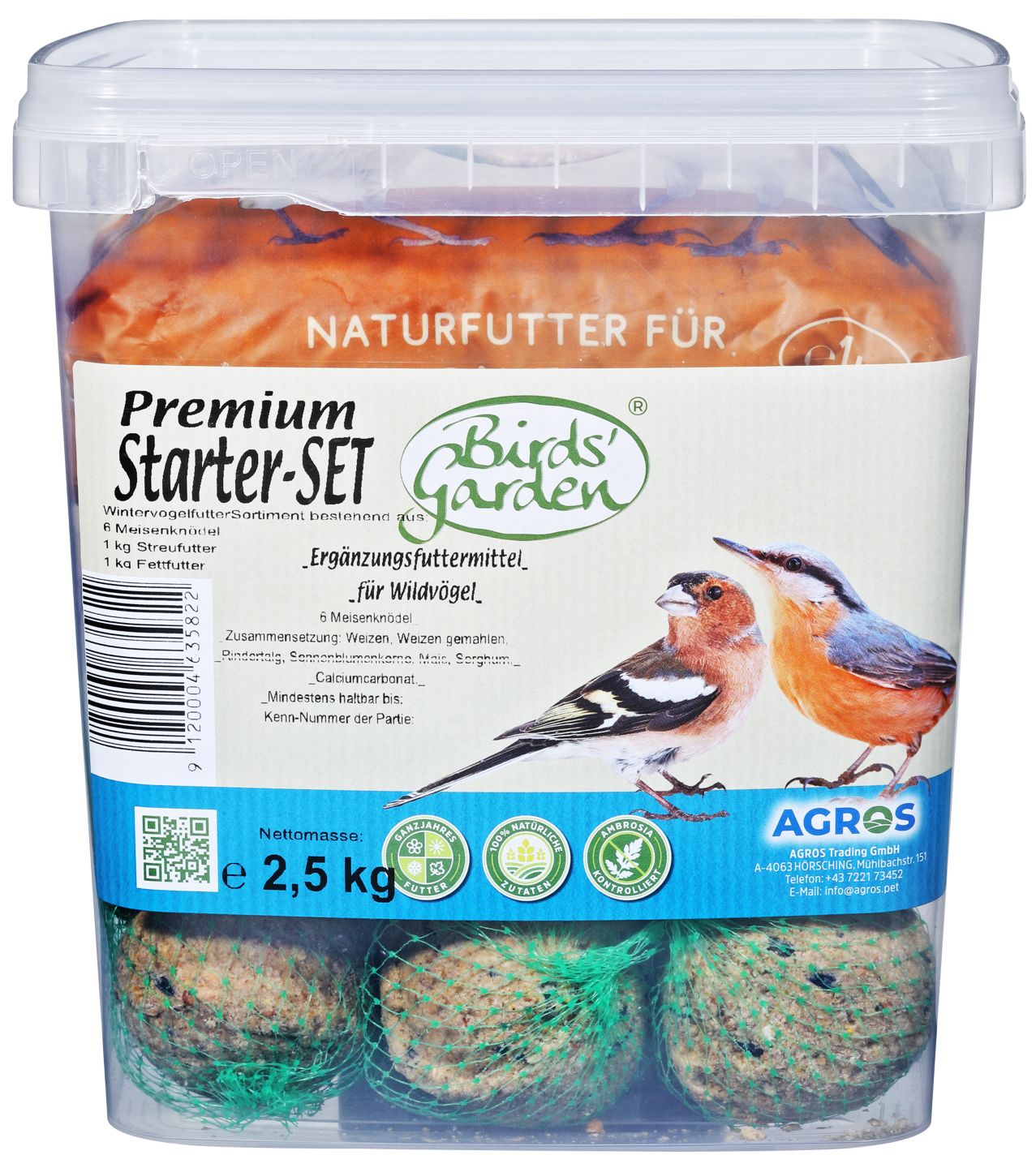 BIRD'S GARDEN Vogelfutter-Set