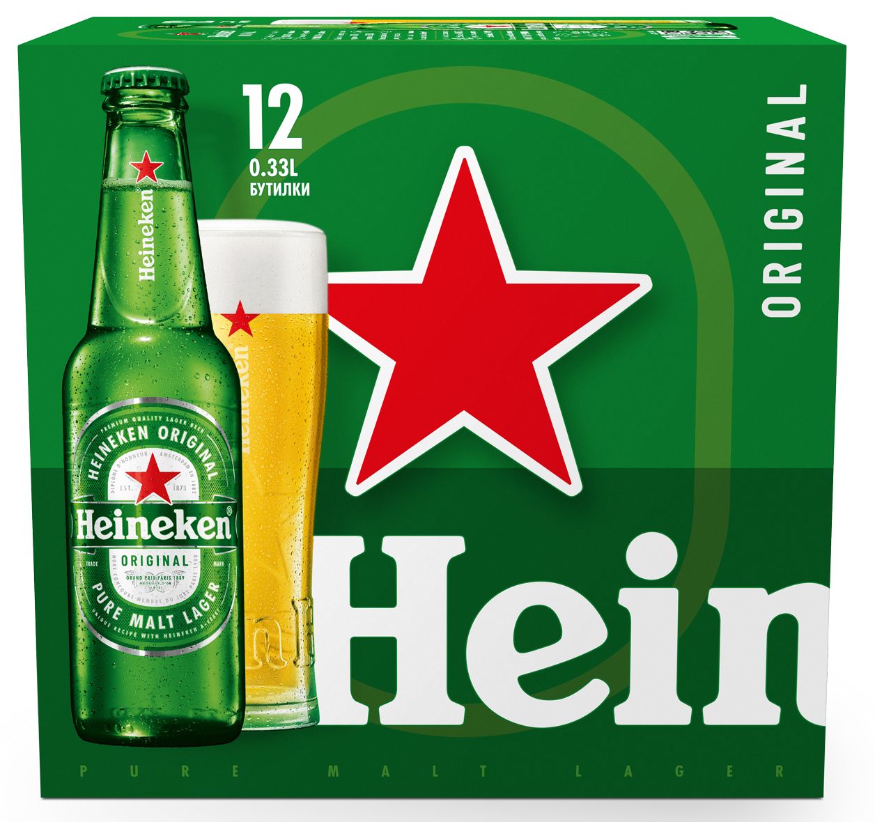 Изображение на HEINEKEN Бира
12 бр. х 0,33 л