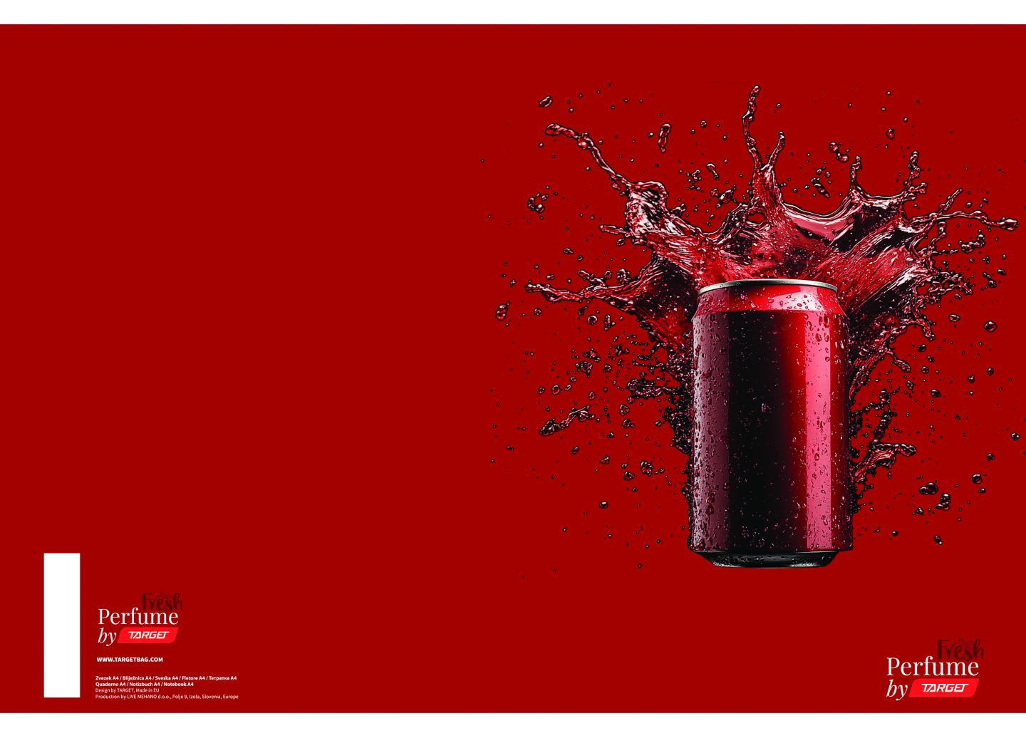 Target A4 bilježnica Perfume