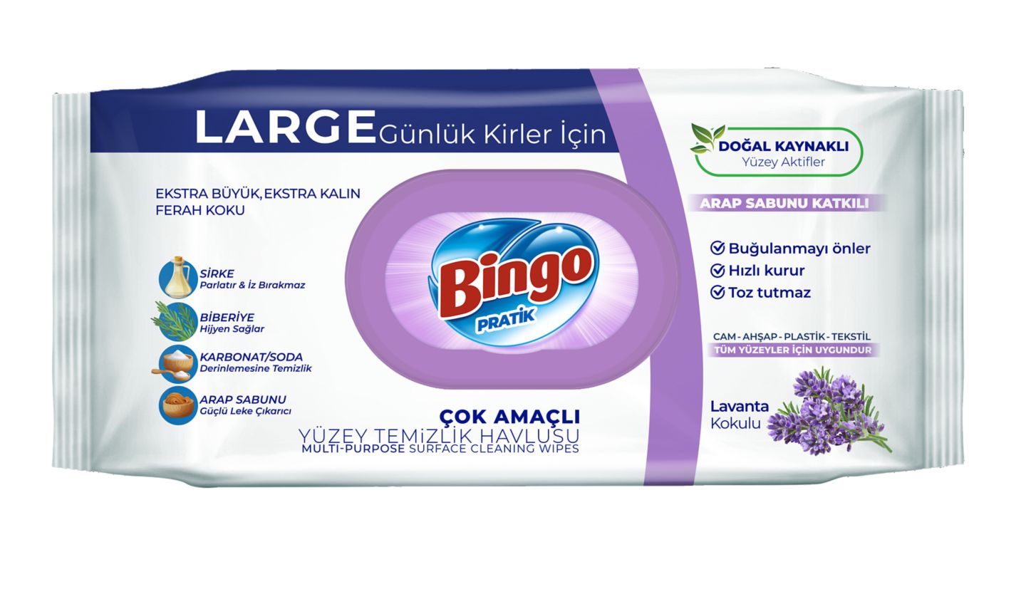 Изображение на Bingo унив. почистващи кърпи
96 бр.