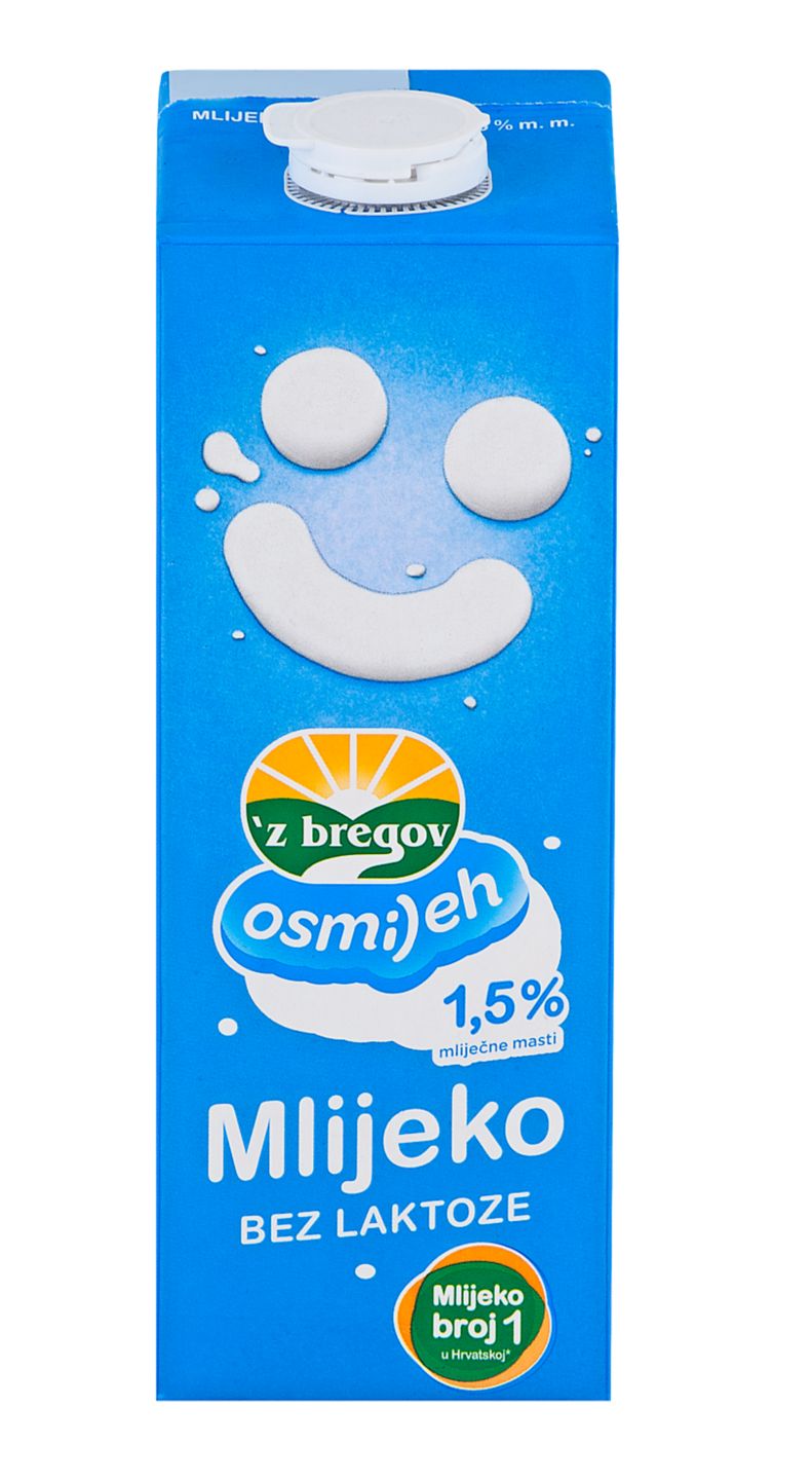 Z bregov Mlijeko bez laktoze
MPC 05.07.2025=1,99€