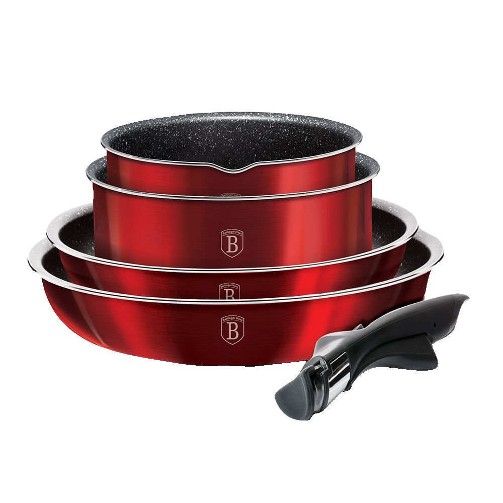 Изображение на BERLINGER HAUS Комплект кухненски съдове
Burgundy Edition