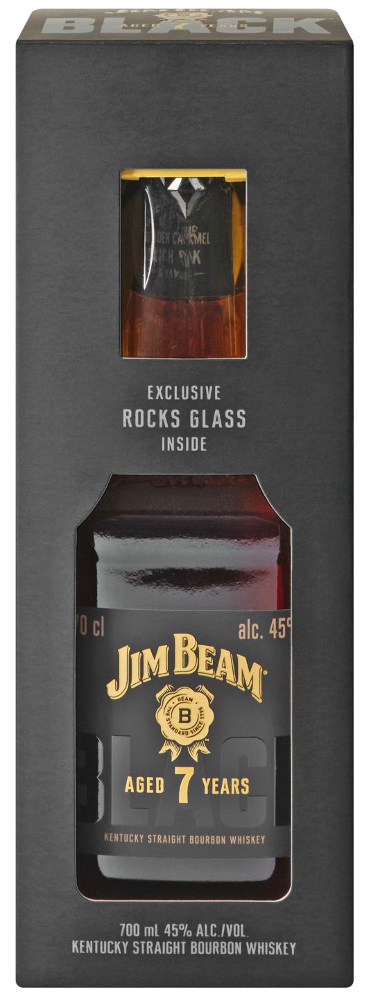 JIM BEAM Bourbon Whiskey Black Extra Aged