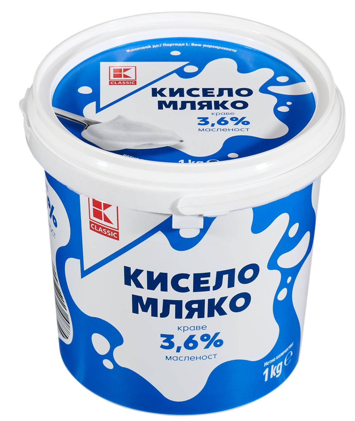 Изображение на K-CLASSIC Кисело мляко
3,6% масленост