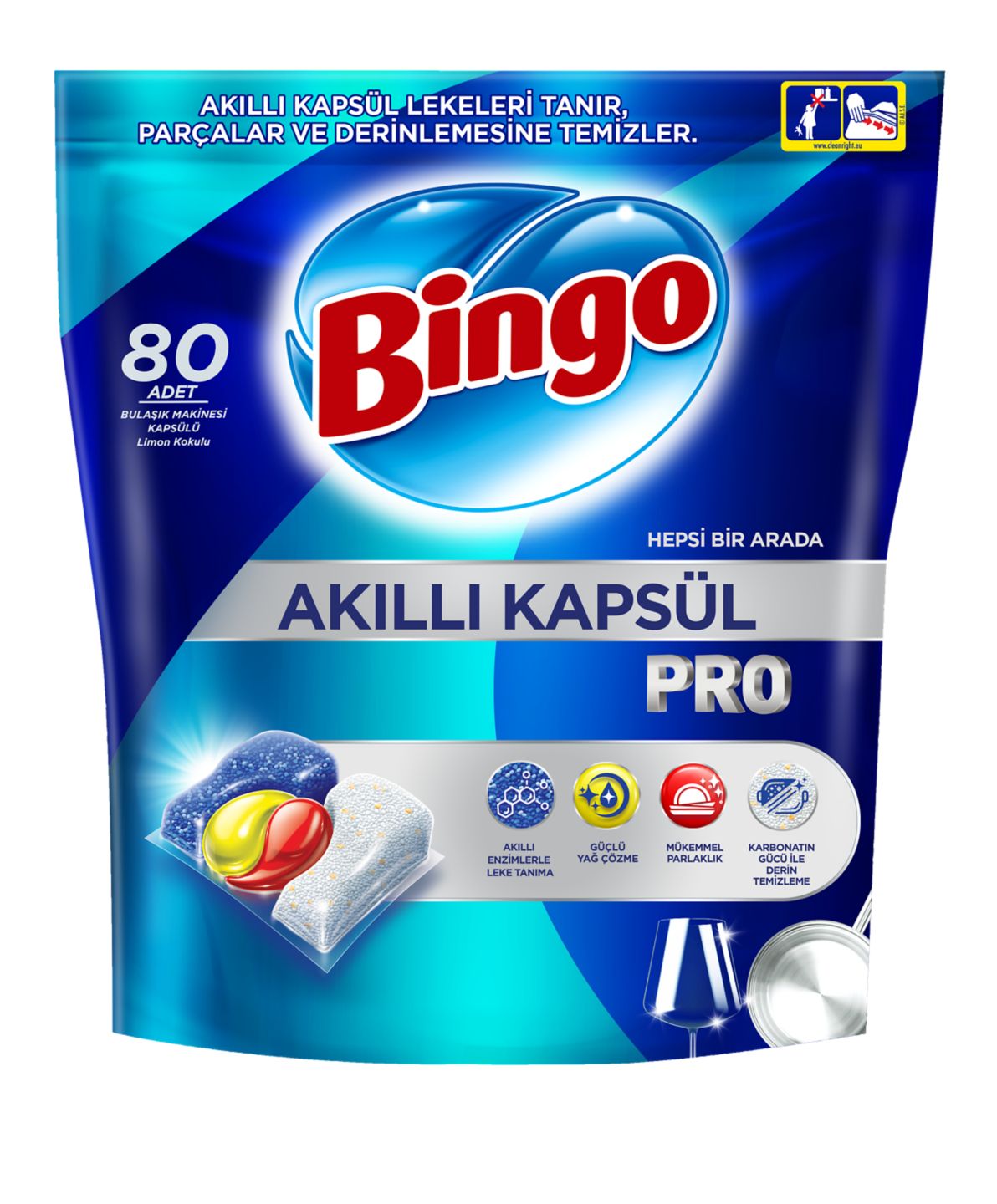 Изображение на Bingo Таблетки за съдомиялна
Pro