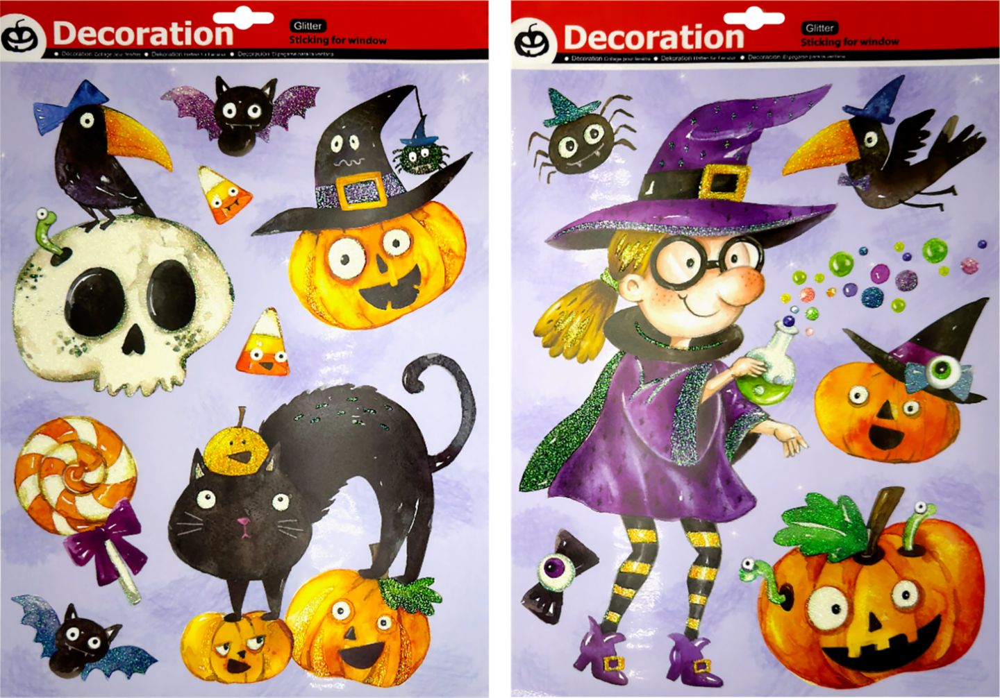 Halloweenká kresba Fólie na okno
různé druhy