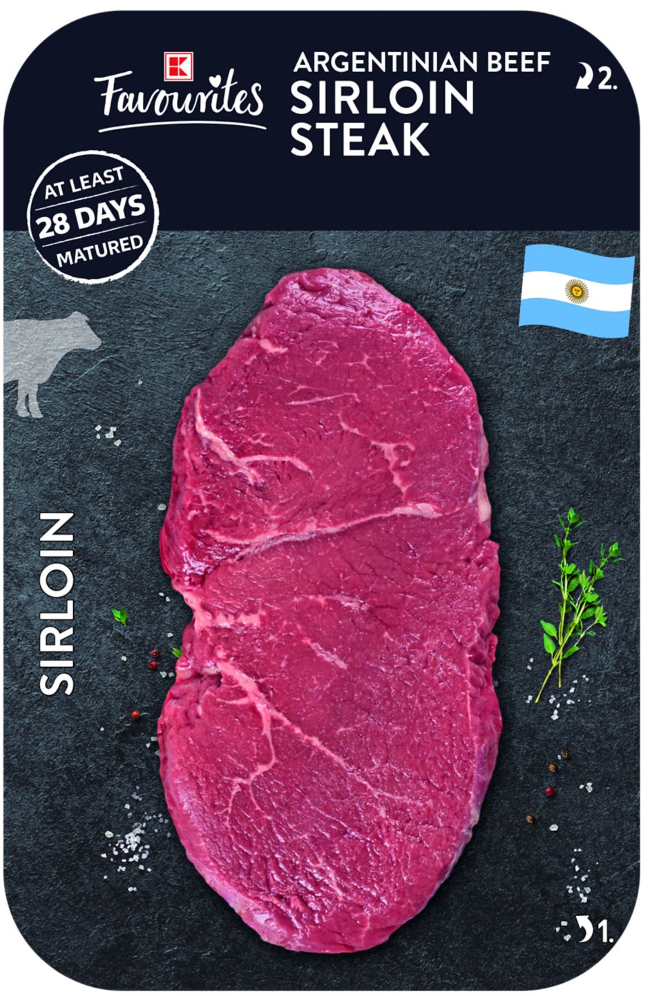 K - favourite Argentínsky hovädzí steak
z kvetovej špičky
