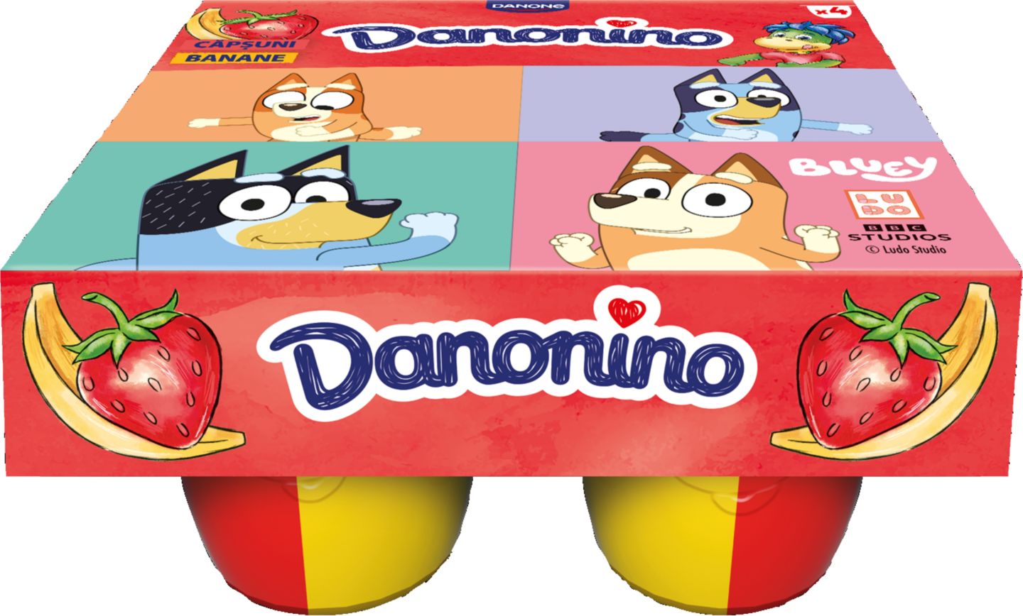 Изображение на DANONINO DUO Млечен десет
ягода и банан