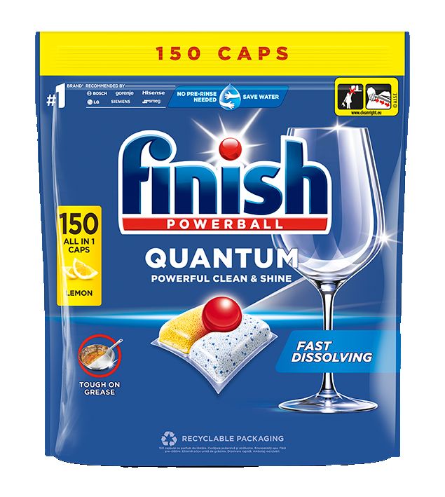 Изображение на FINISH Таблетки за съдомиялна
All in One лимон- 150бр.