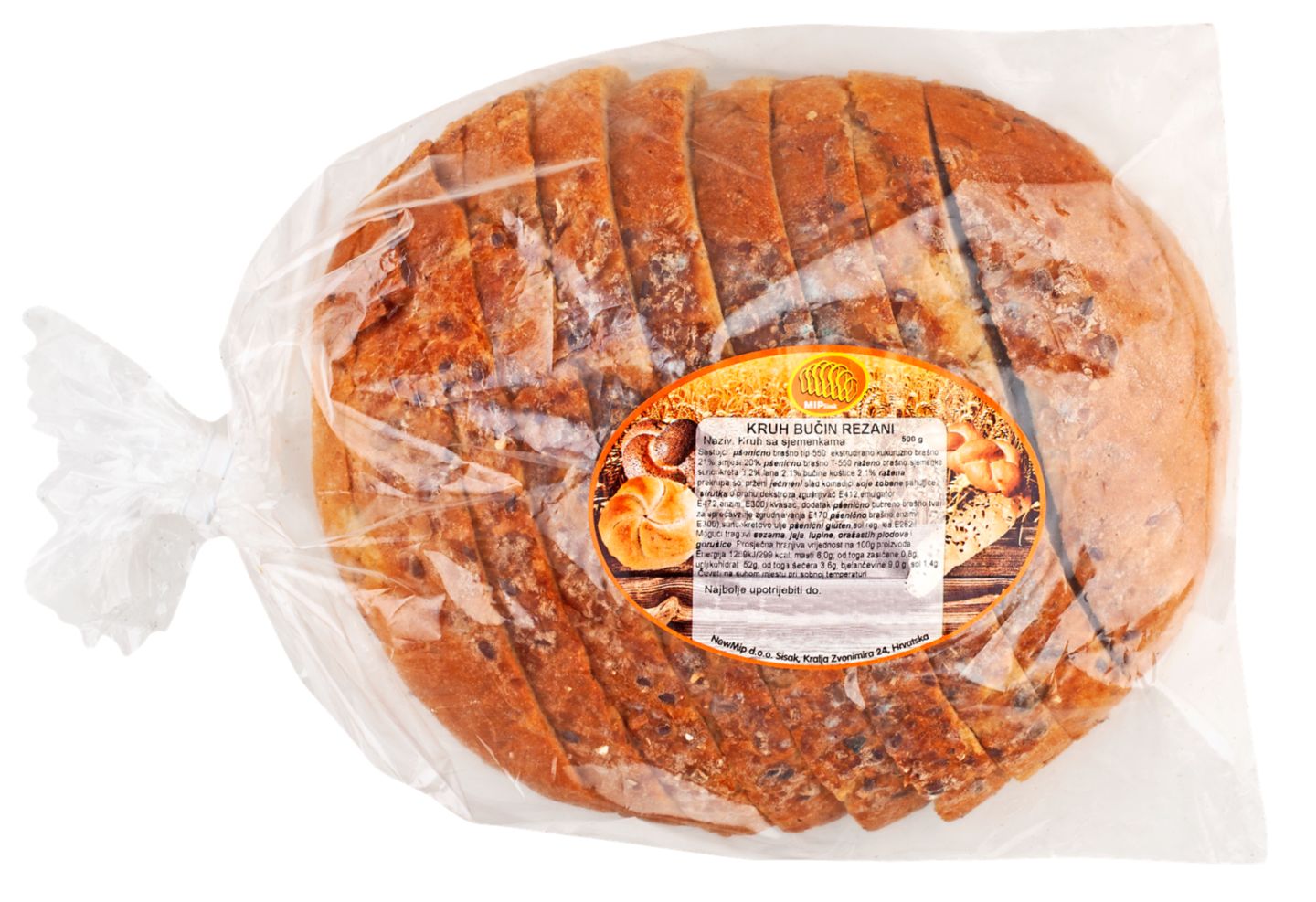 Kruh bučin MPC 31.07.2025=1,99€
