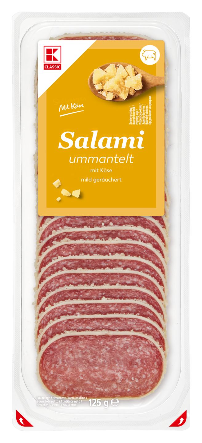K-Classic Saláma obaľovaná v syre
125 g