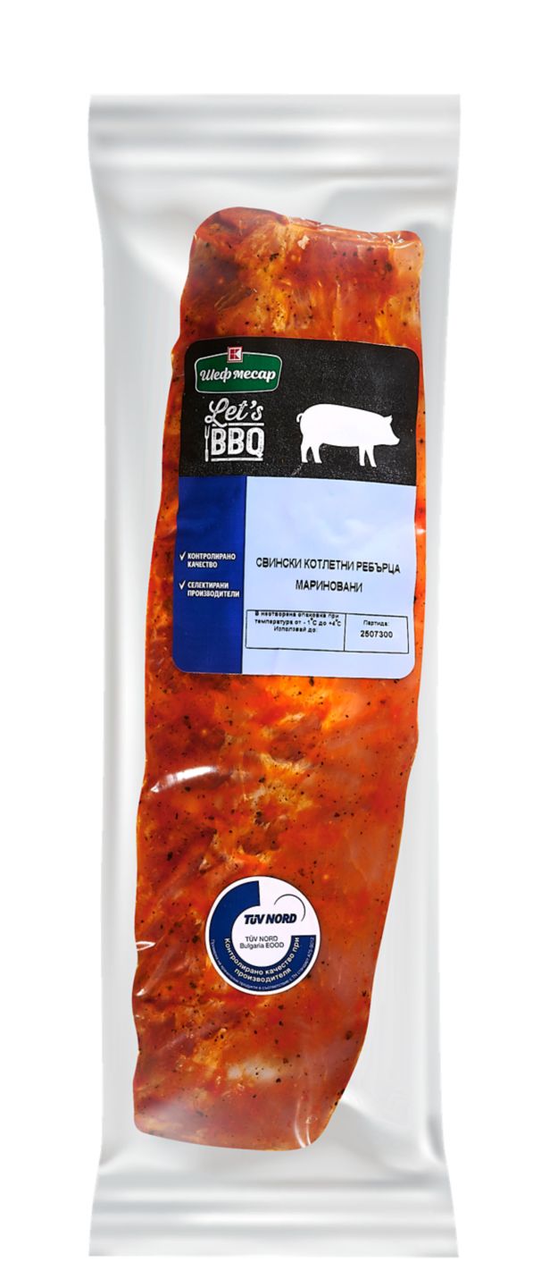 Изображение на Шеф Месар Свински котлетни ребърца
мариновани