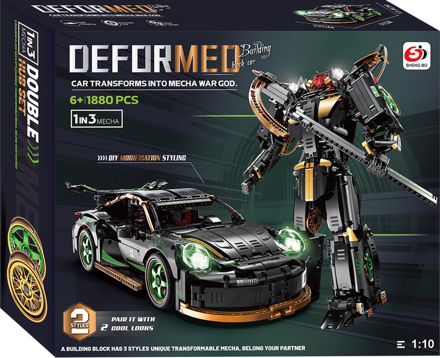 Stavebnica - Autorobot 2v1 