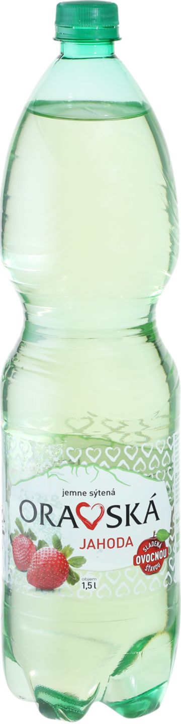 Oravská s ovocnou šť. Jemne sýtený nápoj